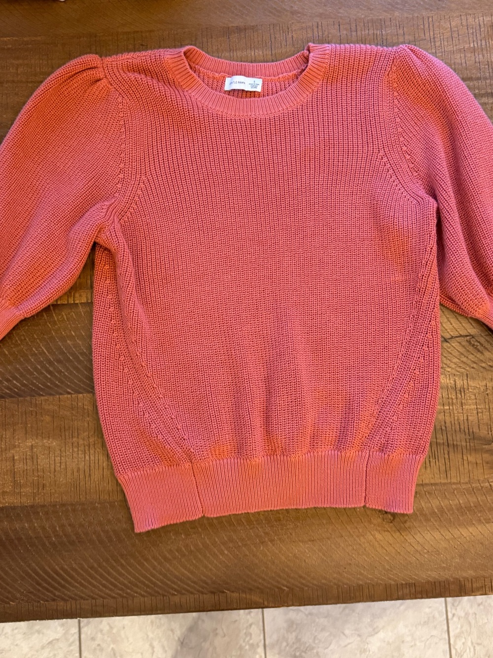 Gentle Fawn Puff Sleeve Knit Sweater Size S